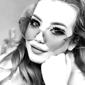 Rhinestone Heart Glasses